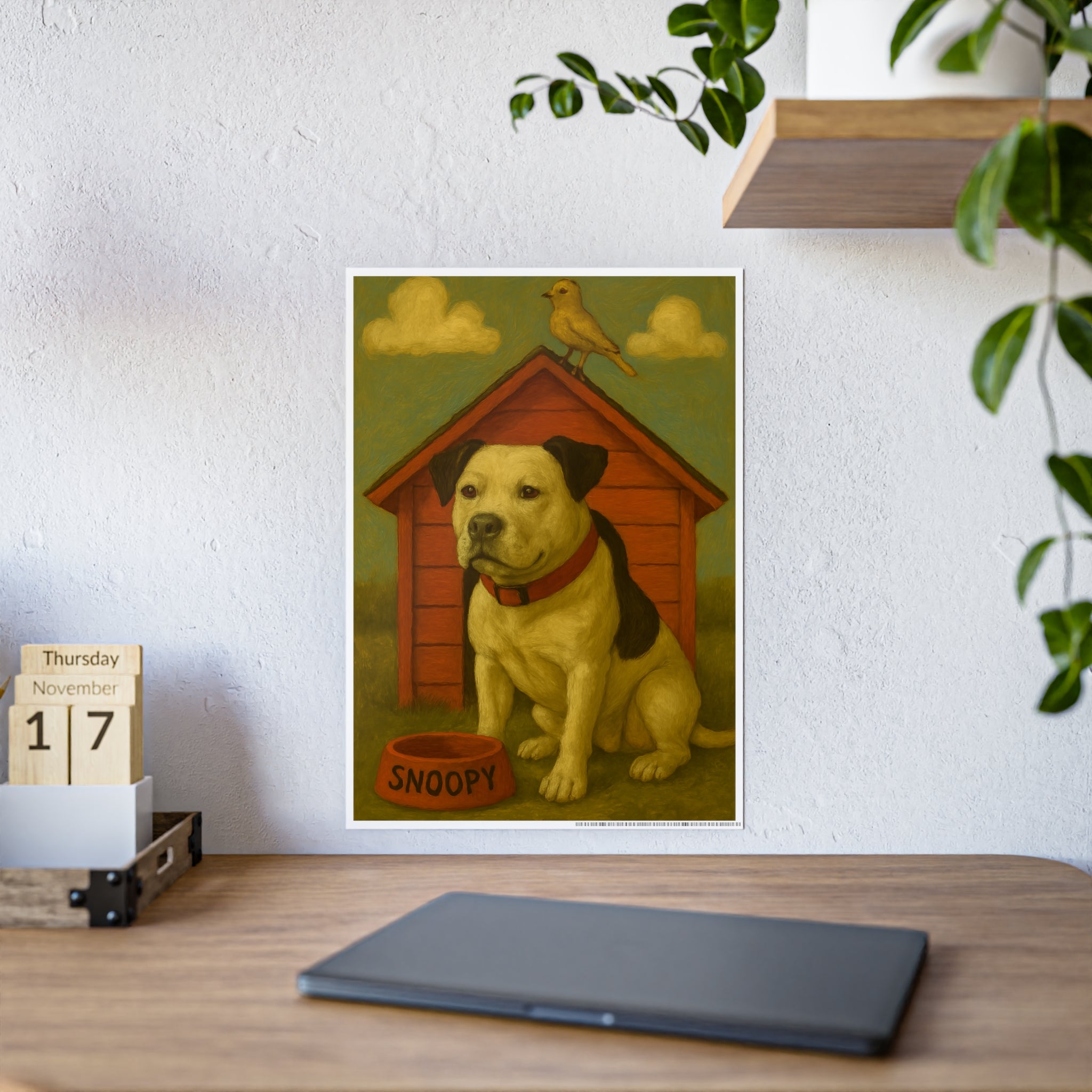 Snoopy Dog Art Gloss Poster