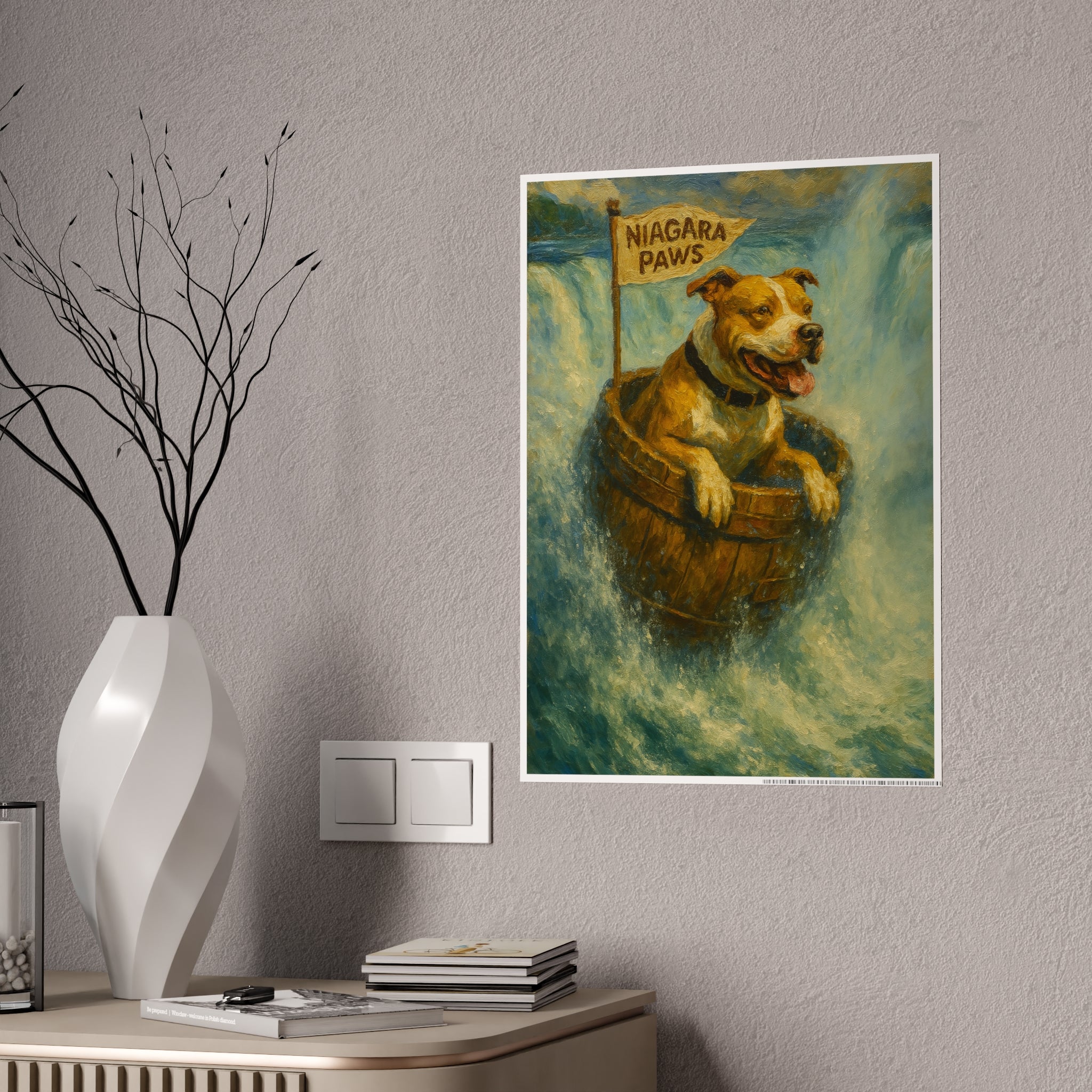 Niagara Paws Dog Gloss Poster
