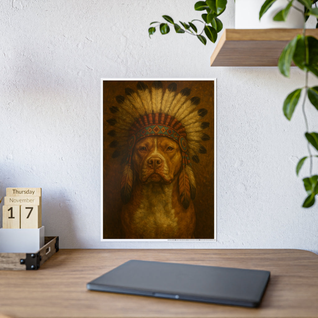 Majestic Dog Art Gloss Poster