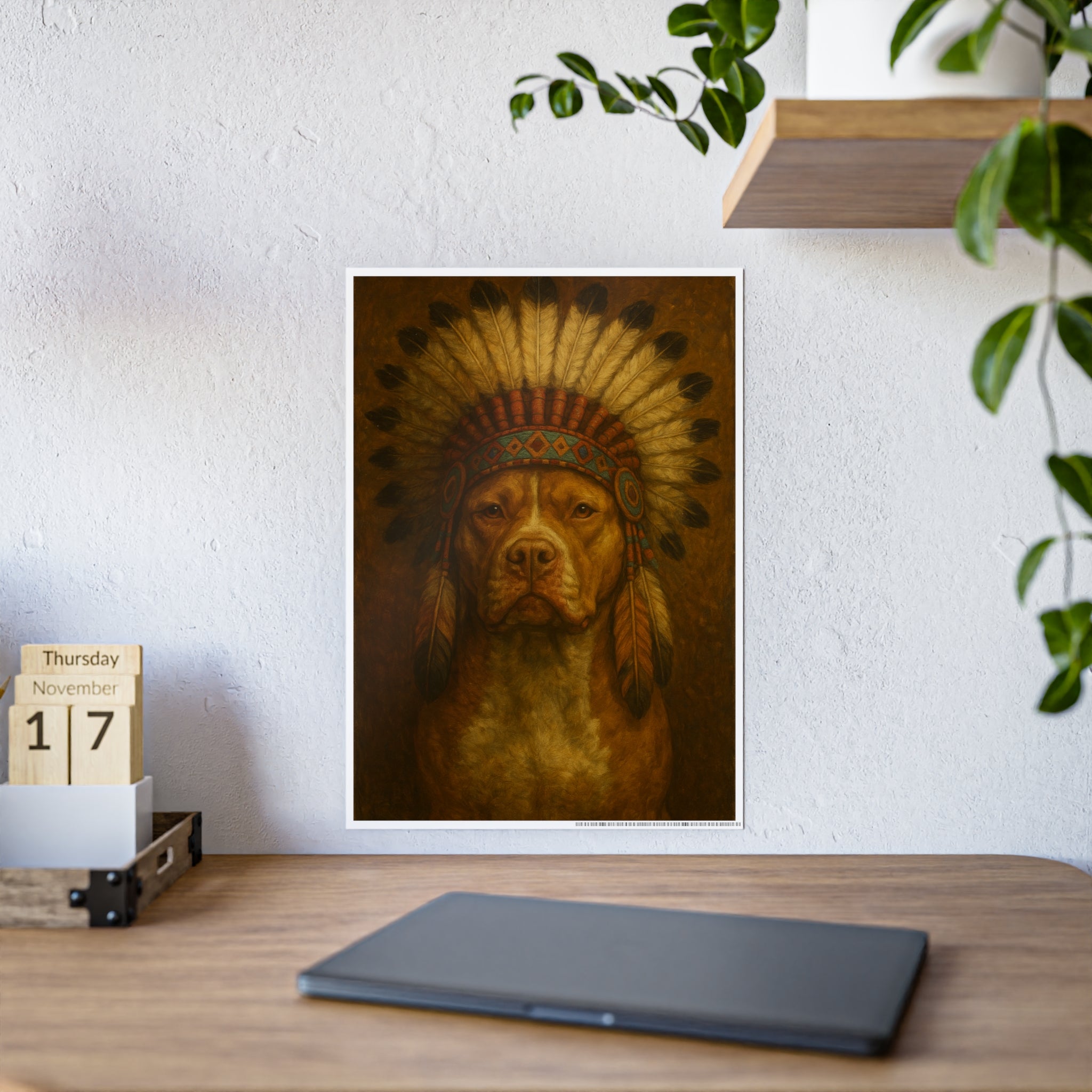 Majestic Dog Art Gloss Poster
