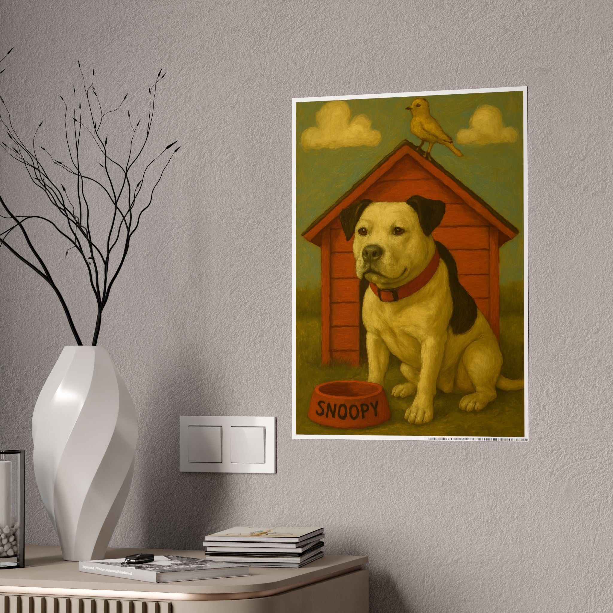 Snoopy Dog Art Gloss Poster
