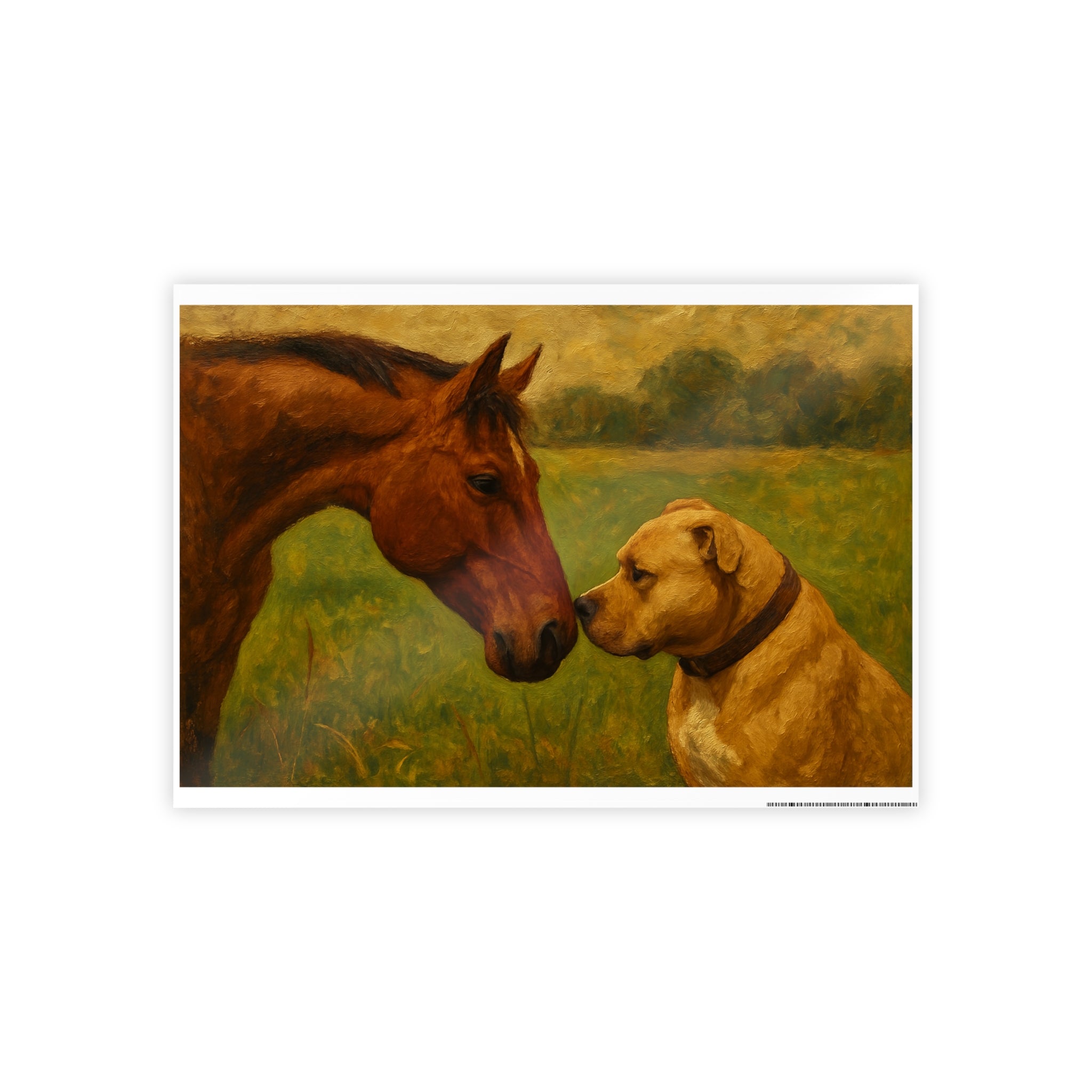 Heartwarming Animal Bond Gloss Poster
