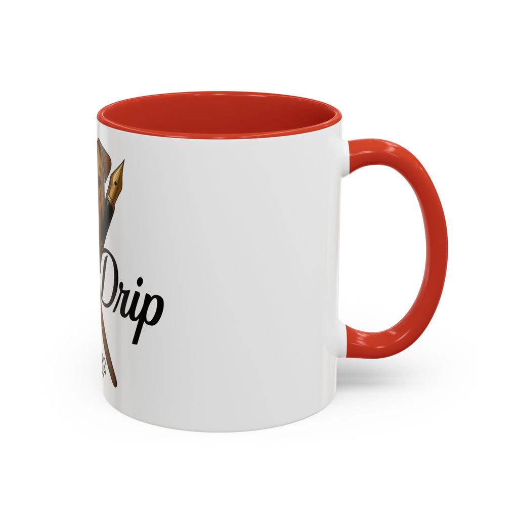 Artist Coffee Mug - 'Ink Drip' Pen & Brush Ceramic Accent Mug (11/15oz)