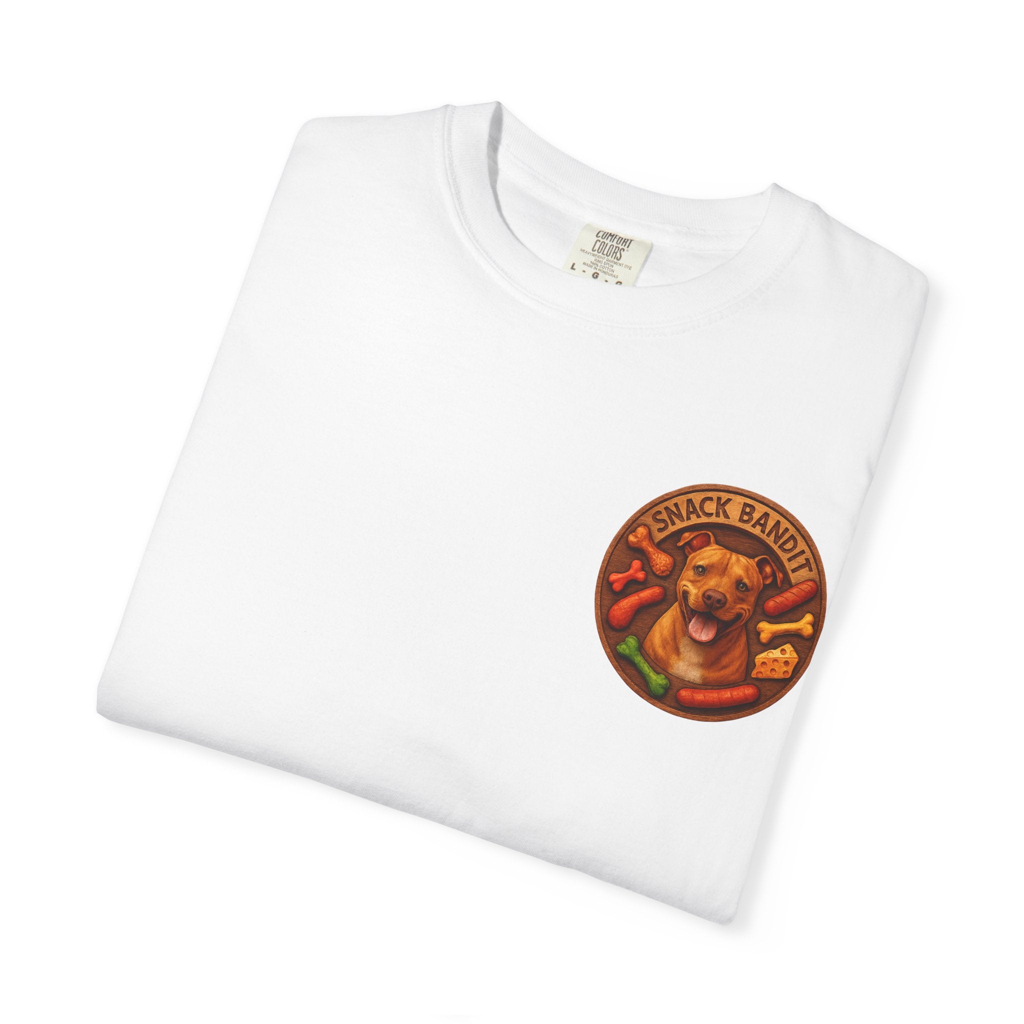 T-Shirt — "Snack Bandit" Dog Graphic Tee
