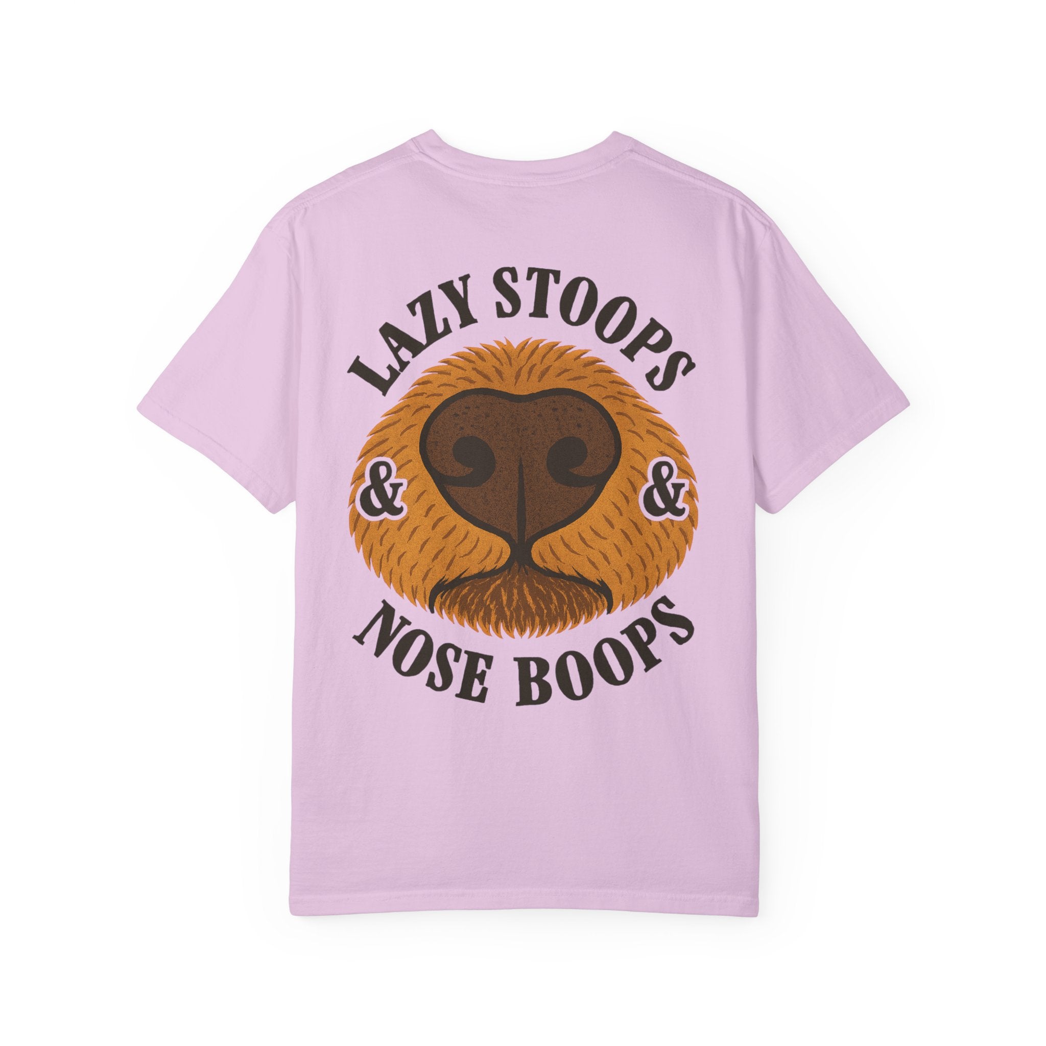 Dog Nose Boop T-Shirt — "Lazy Stoops & Nose Boops" Graphic Tee