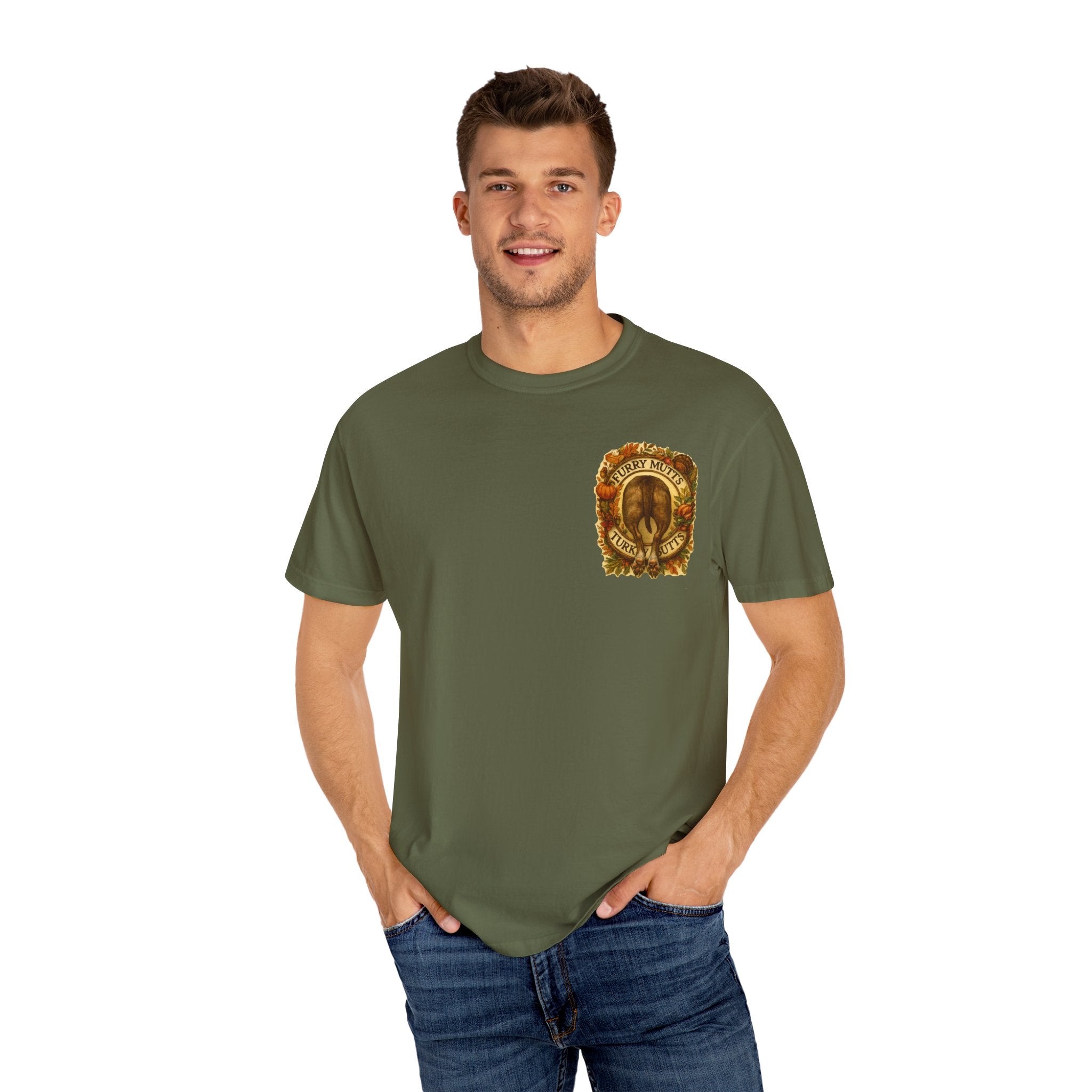 T-Shirt - Furry Mutts Turk My Butts Thanksgiving Graphic Tee