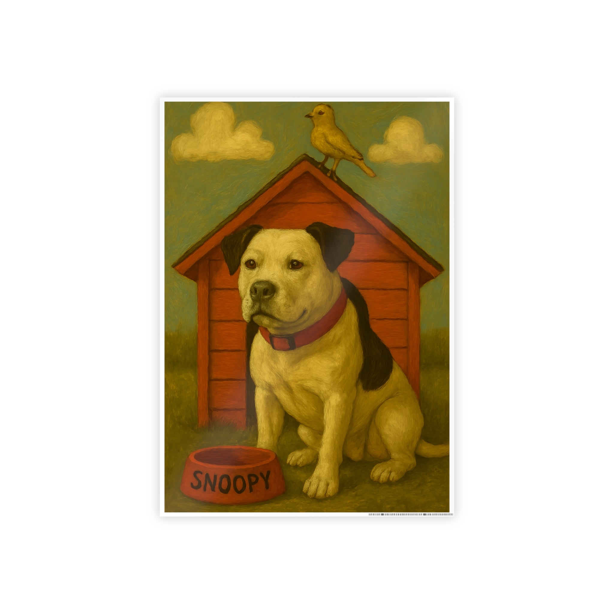 Snoopy Dog Art Gloss Poster