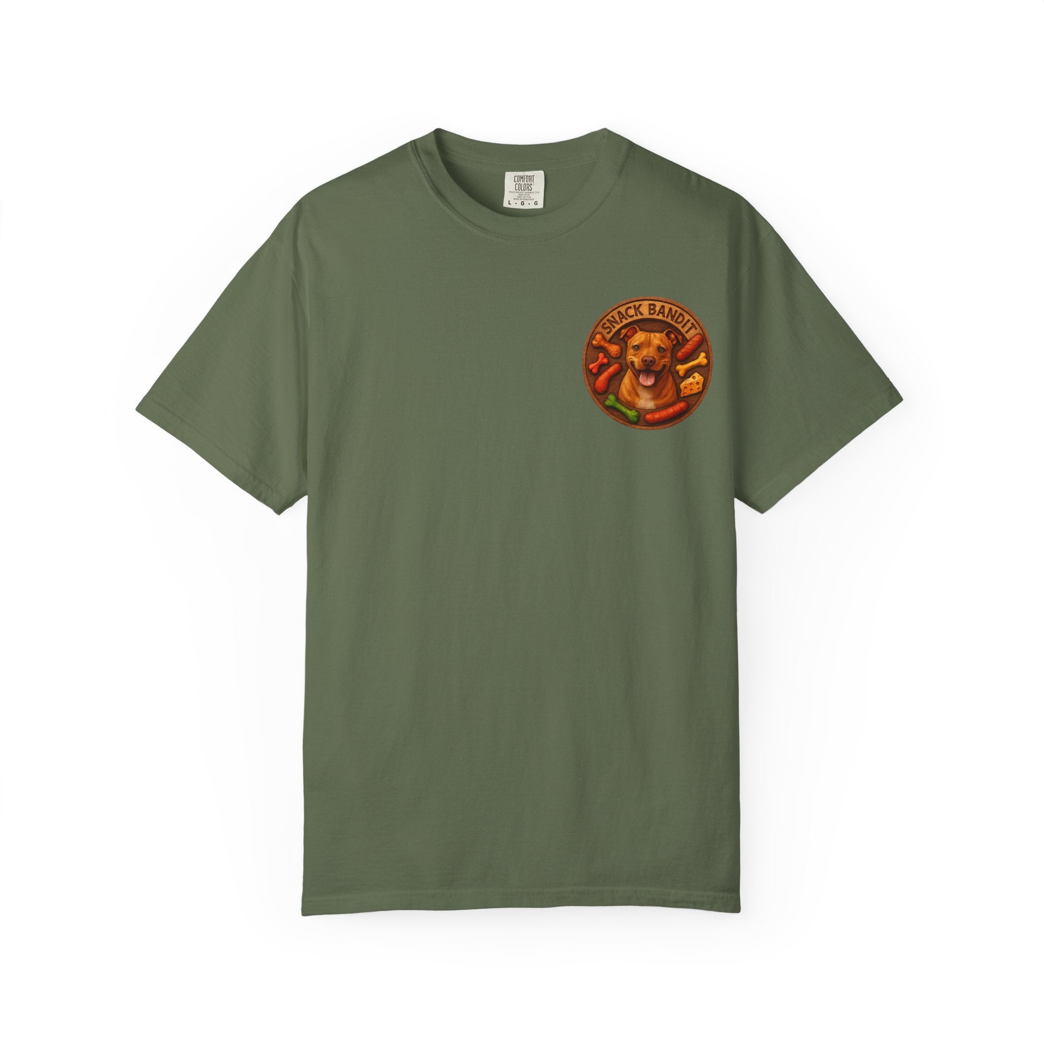 T-Shirt — "Snack Bandit" Dog Graphic Tee