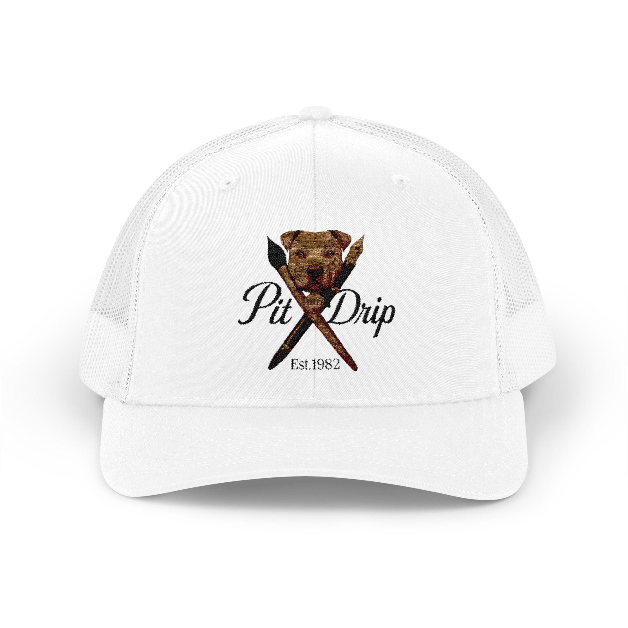 Pit Drip BBQ Trucker Cap – Grilled Pig Head Logo Snapback Hat
