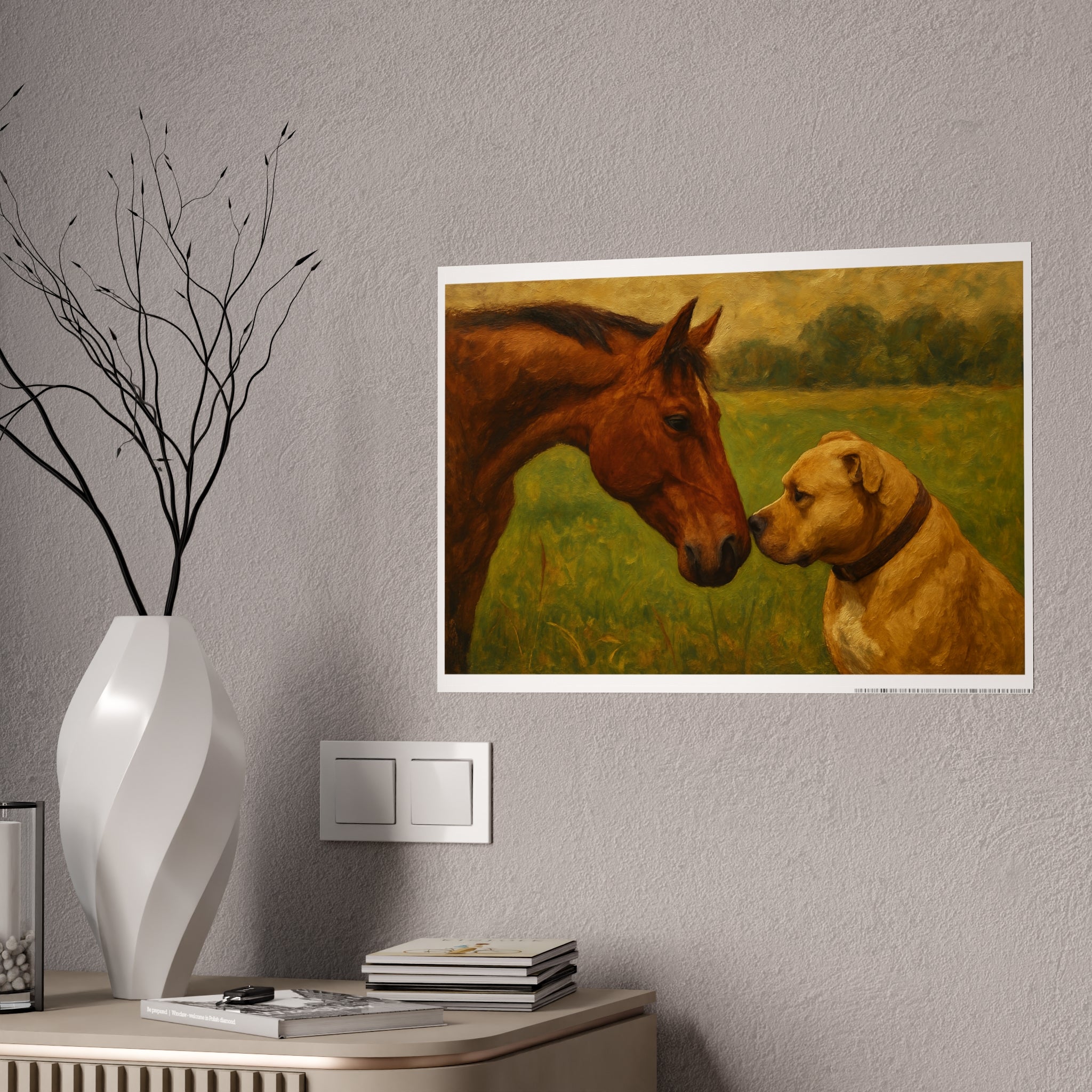 Heartwarming Animal Bond Gloss Poster