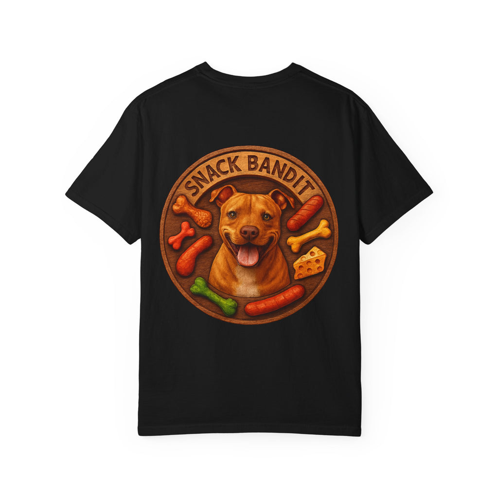 T-Shirt — "Snack Bandit" Dog Graphic Tee