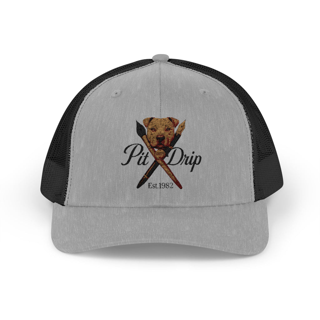 Pit Drip BBQ Trucker Cap – Grilled Pig Head Logo Snapback Hat