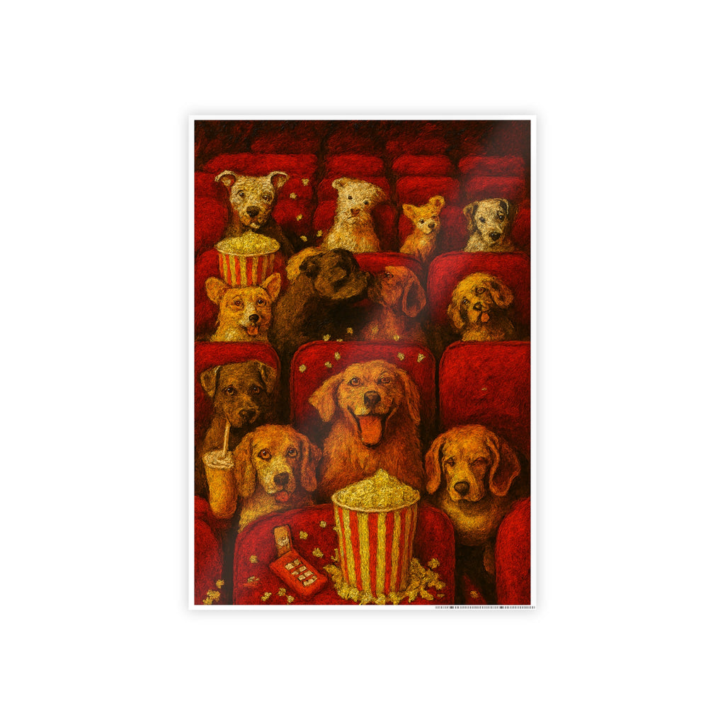 Dog Lovers Movie Night Gloss Poster