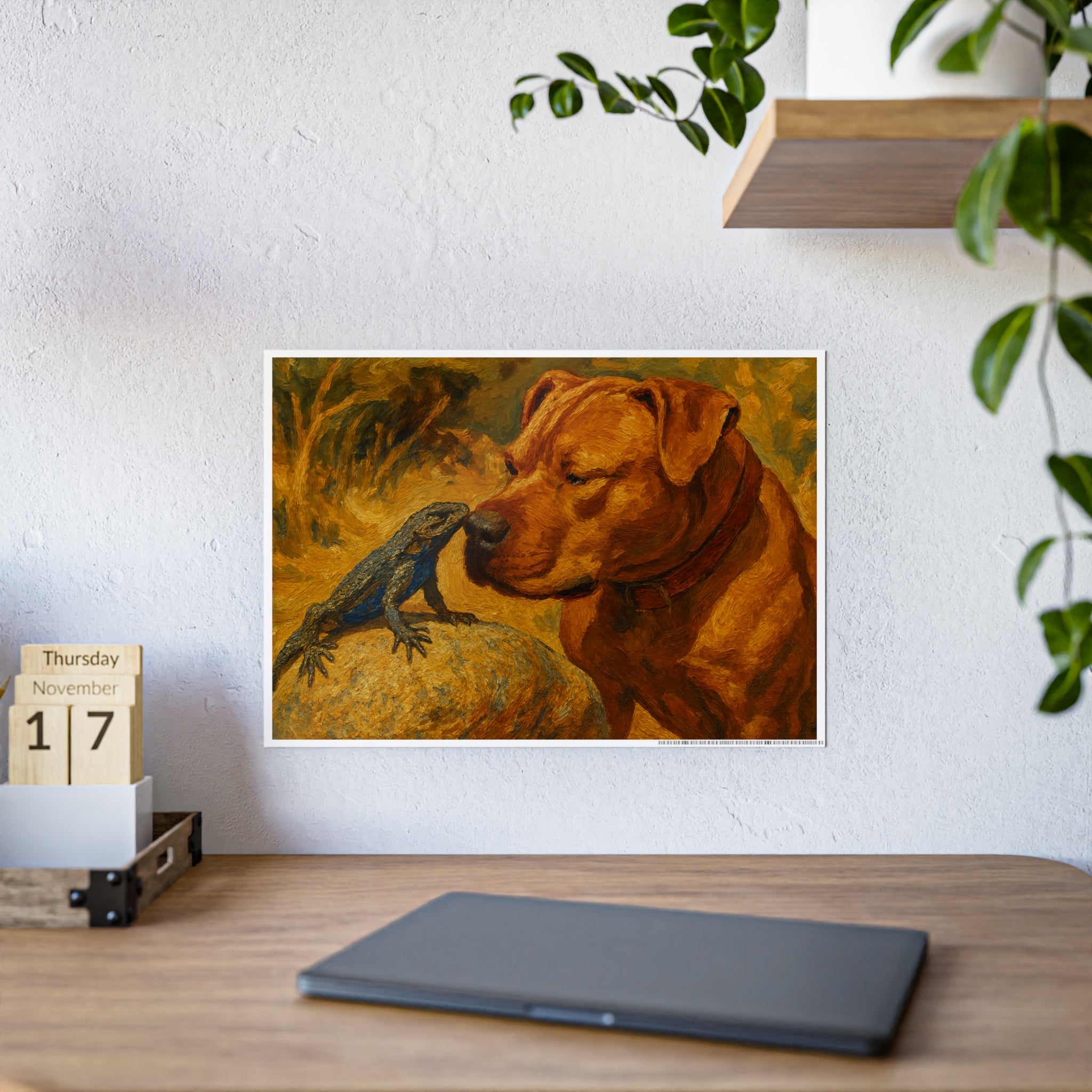 Charming Animal Art Poster