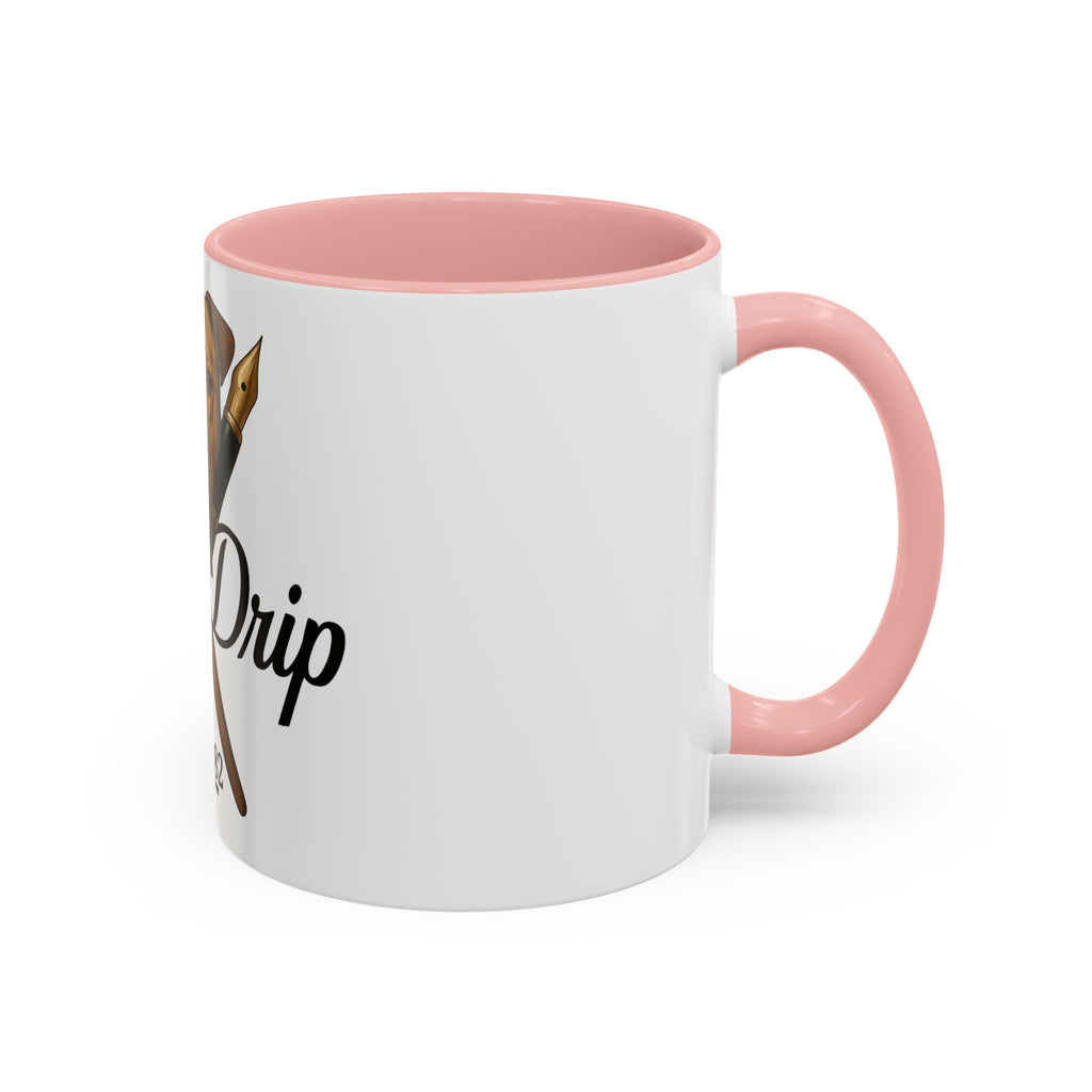 Artist Coffee Mug - 'Ink Drip' Pen & Brush Ceramic Accent Mug (11/15oz)