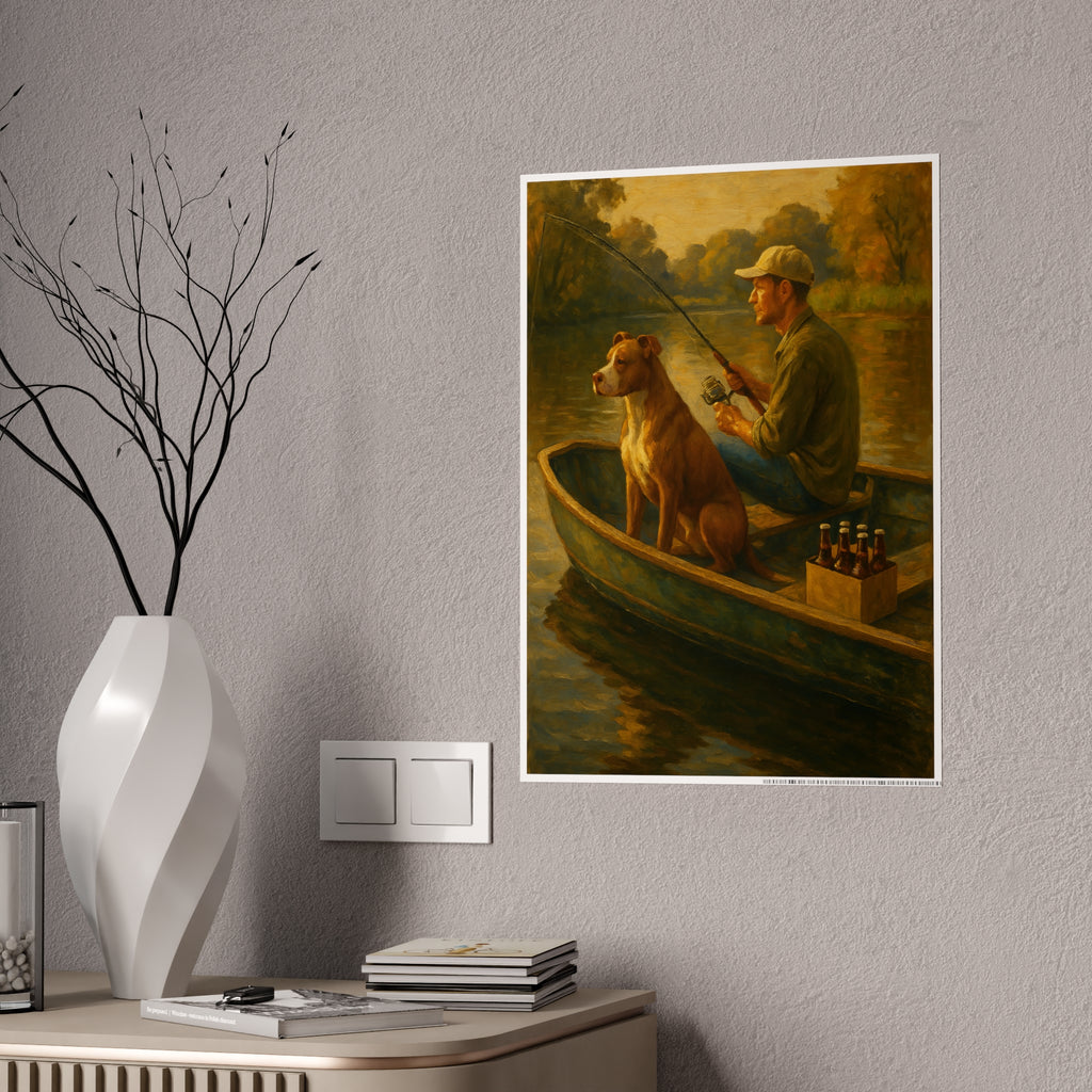 Fishing Adventure Gloss Poster