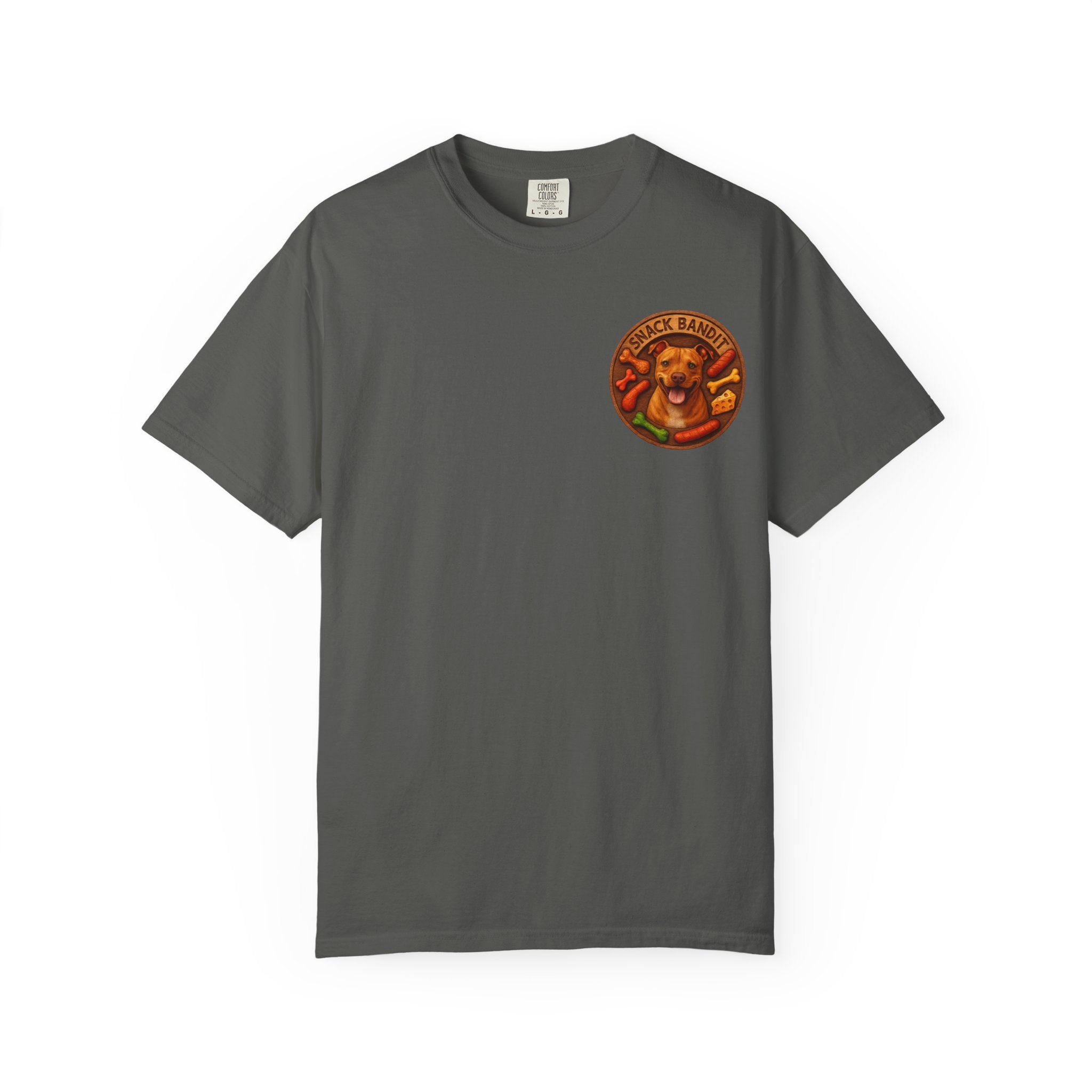 T-Shirt — "Snack Bandit" Dog Graphic Tee