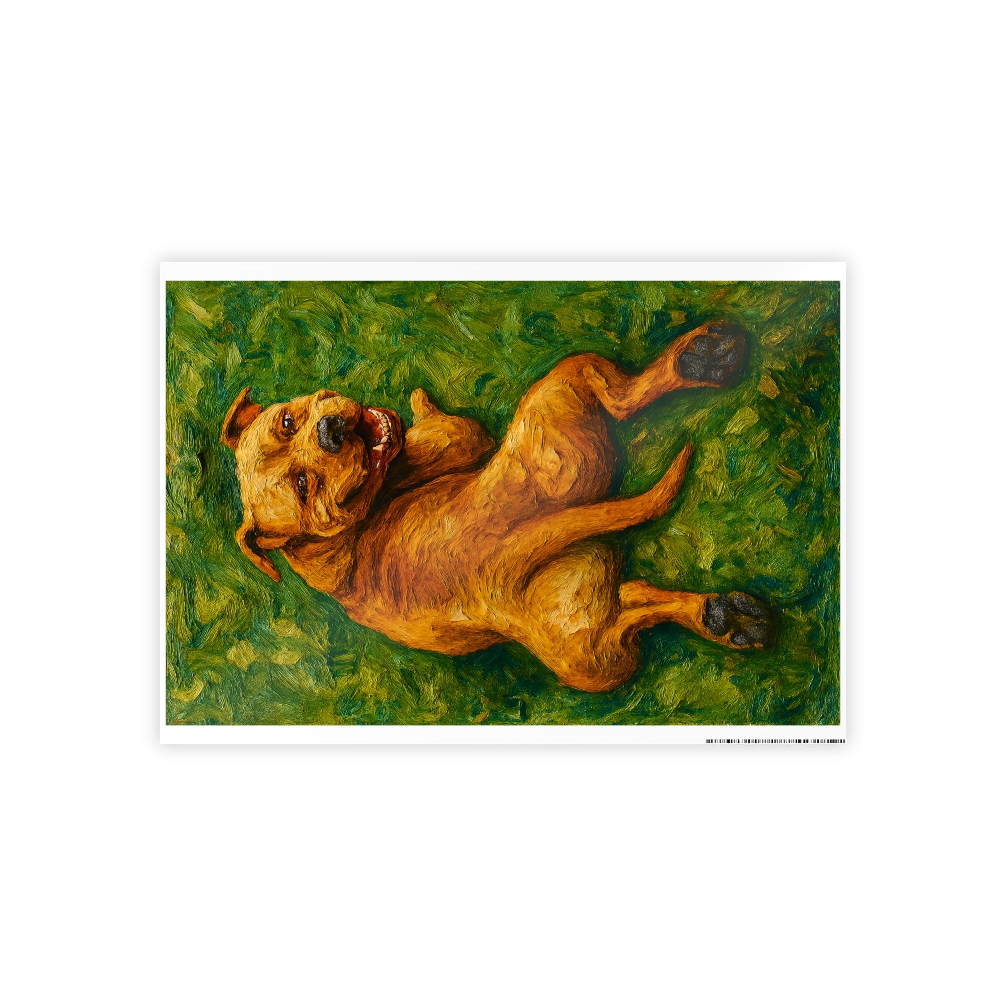 Dog Art Gloss Poster – Vibrant Home Decor for Pet Lovers