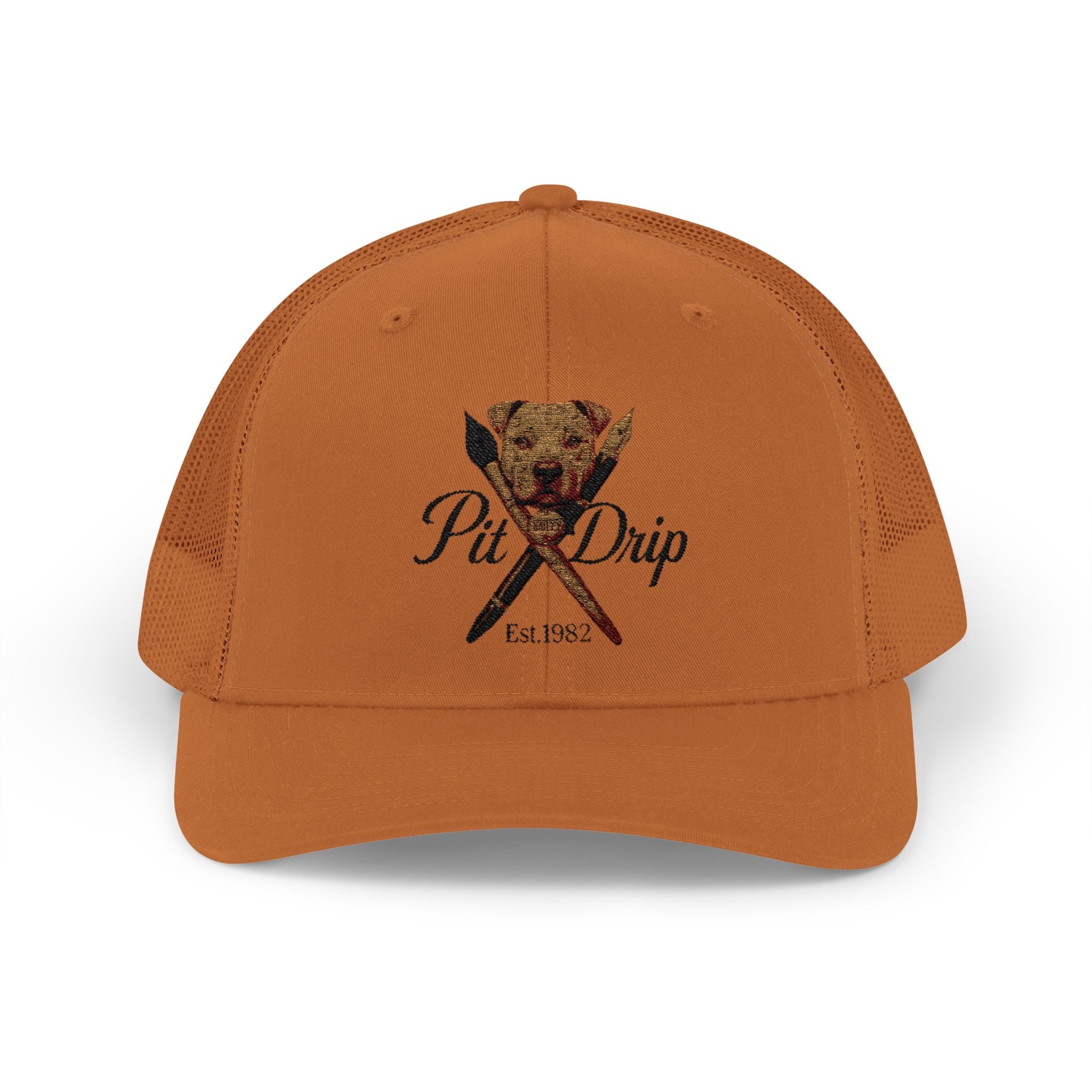 Pit Drip BBQ Trucker Cap – Grilled Pig Head Logo Snapback Hat
