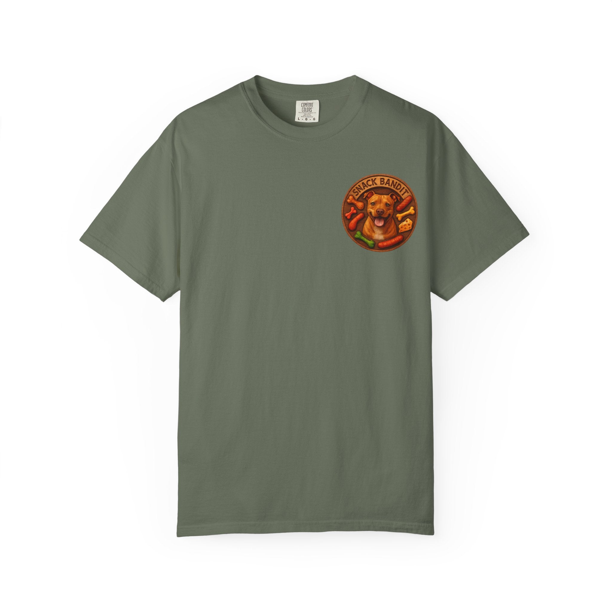 T-Shirt — "Snack Bandit" Dog Graphic Tee