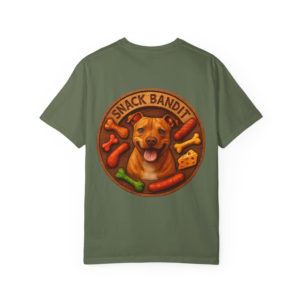 T-Shirt — "Snack Bandit" Dog Graphic Tee