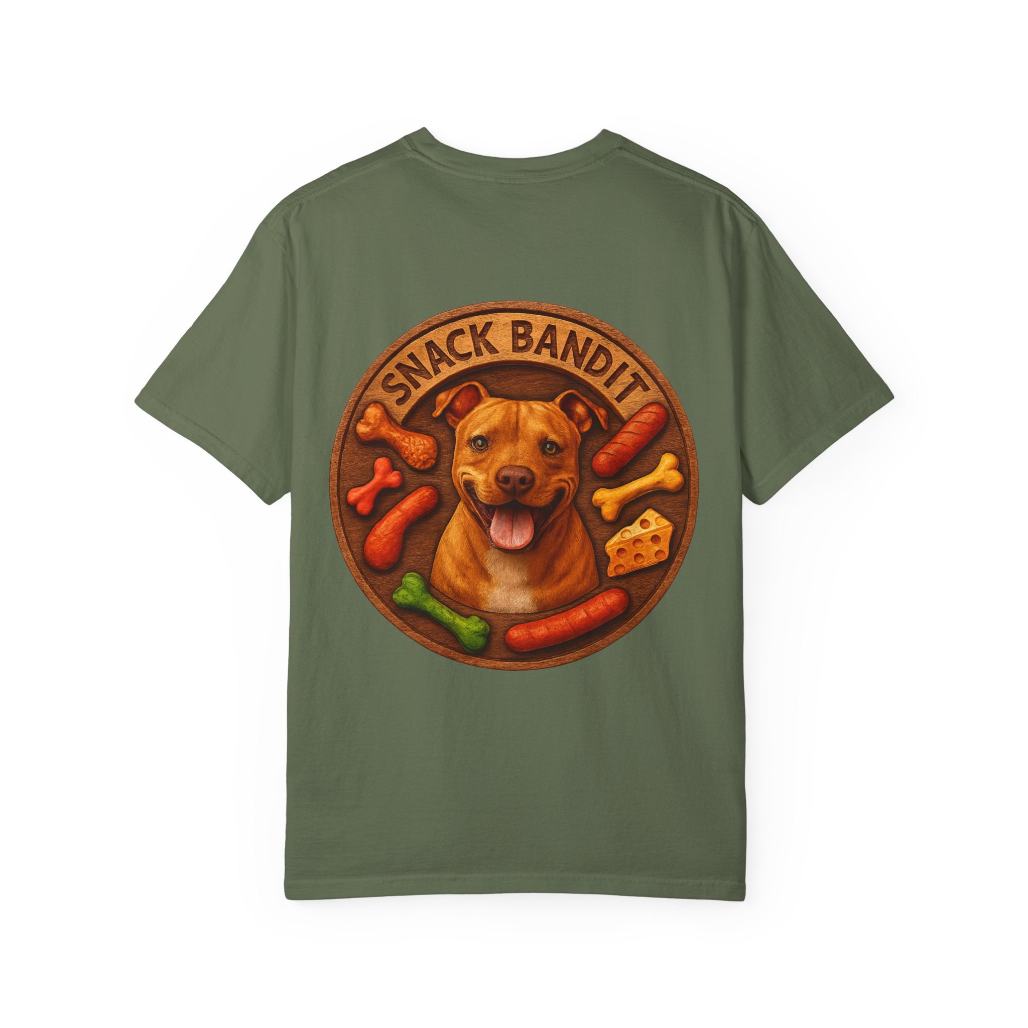 T-Shirt — "Snack Bandit" Dog Graphic Tee