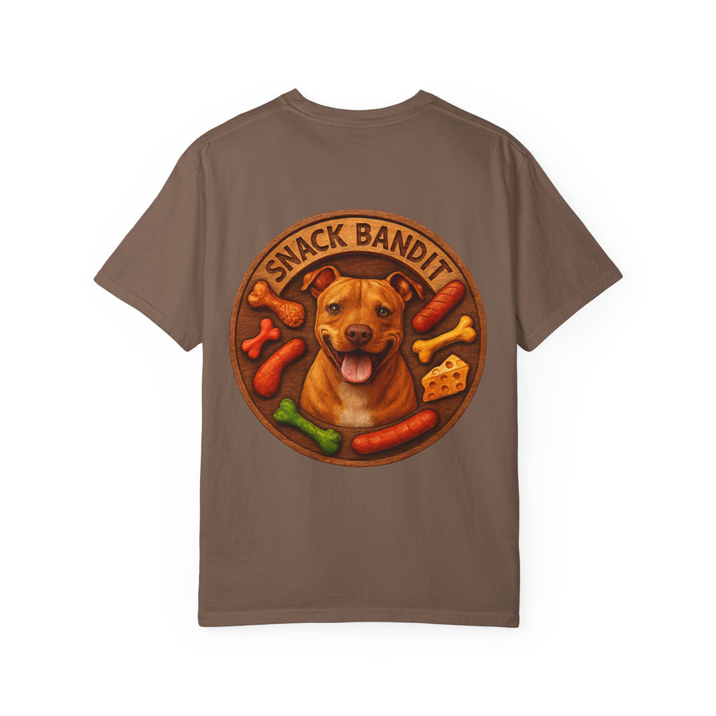 T-Shirt — "Snack Bandit" Dog Graphic Tee