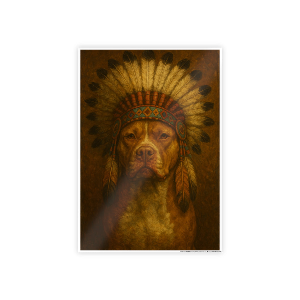 Majestic Dog Art Gloss Poster