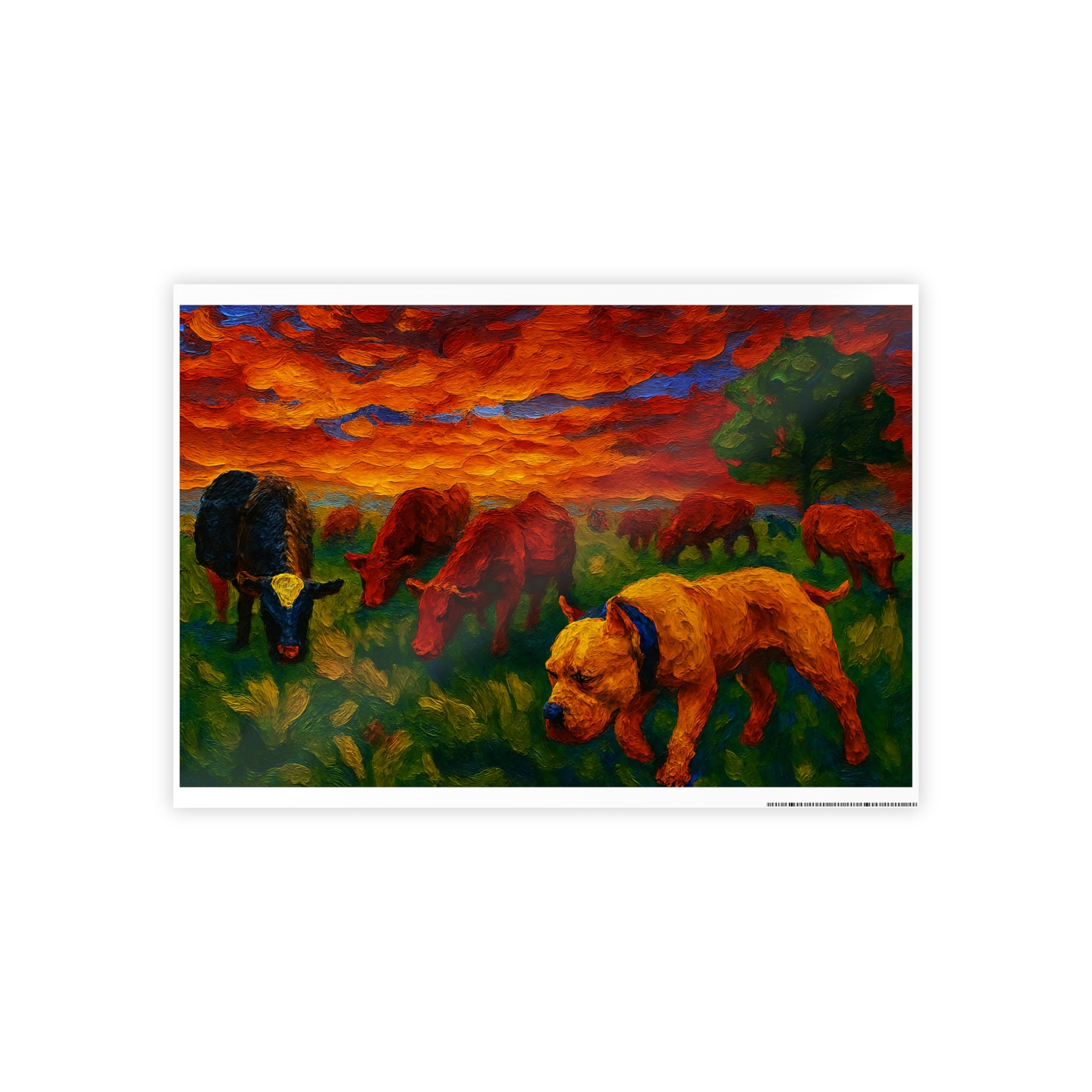 Vibrant Landscape Gloss Poster