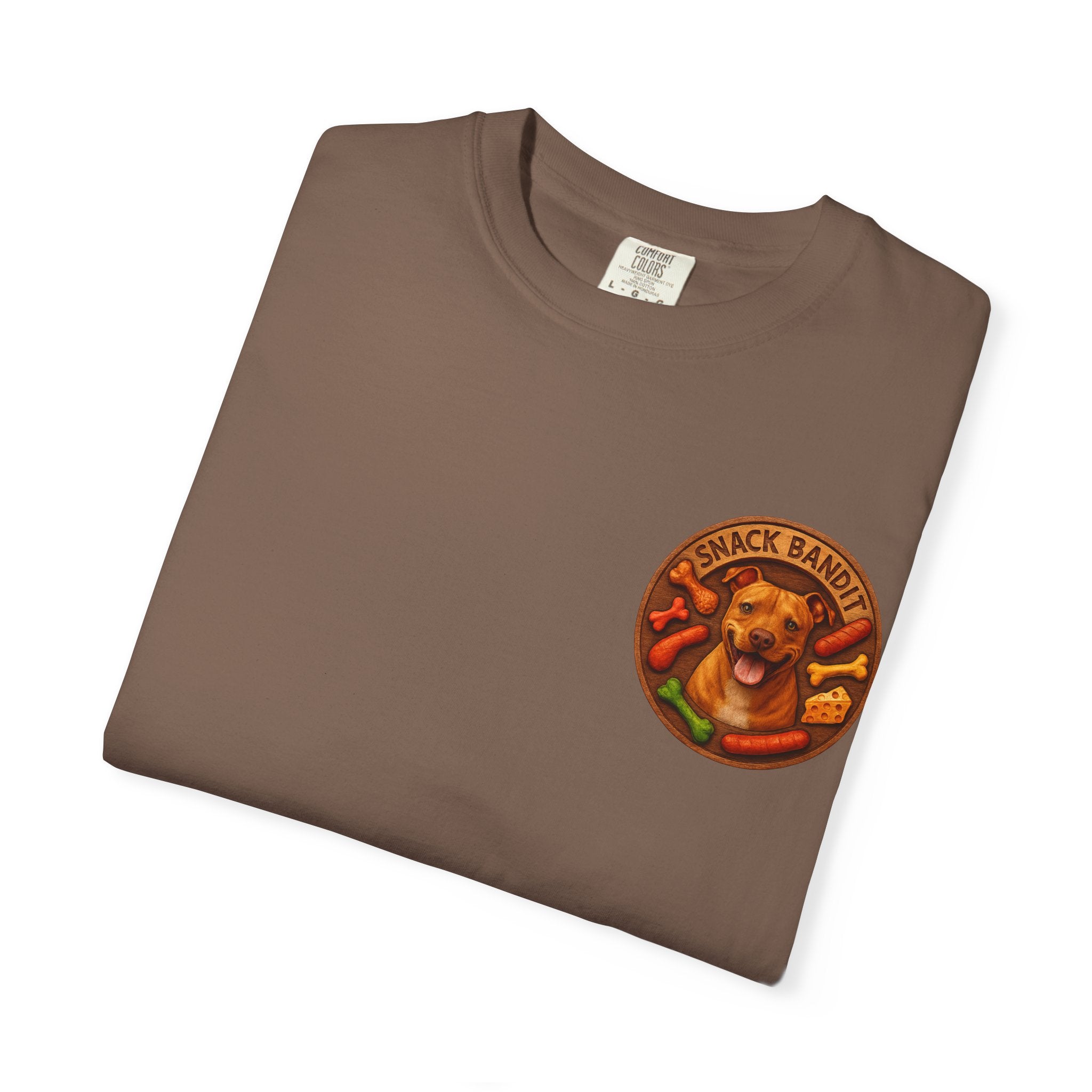 T-Shirt — "Snack Bandit" Dog Graphic Tee
