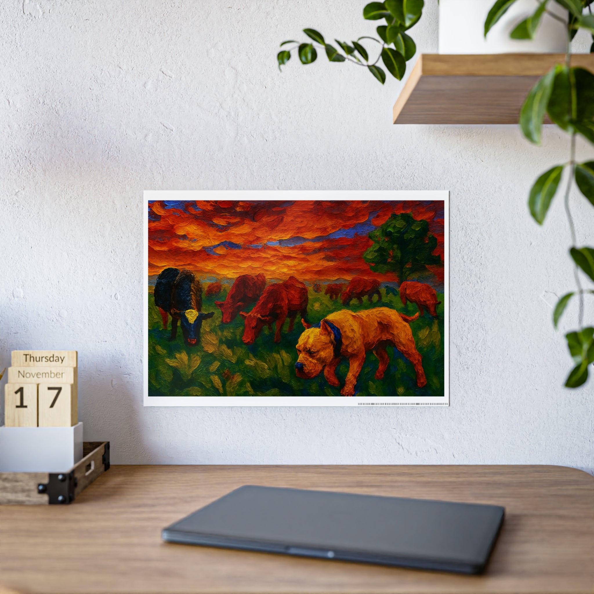 Vibrant Landscape Gloss Poster