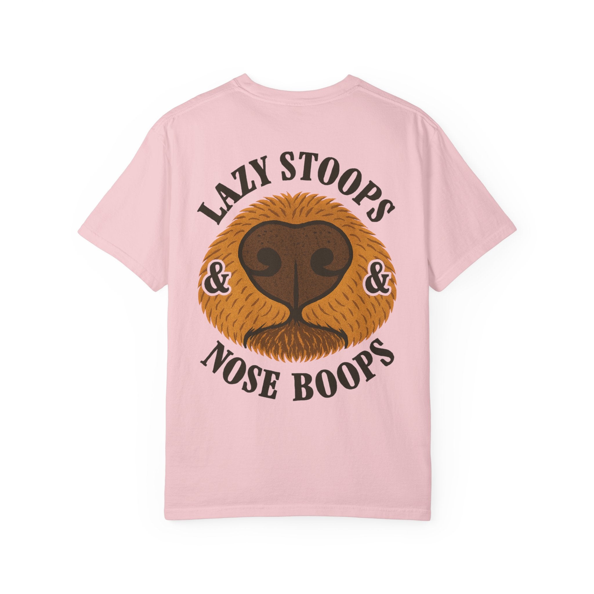 Dog Nose Boop T-Shirt — "Lazy Stoops & Nose Boops" Graphic Tee