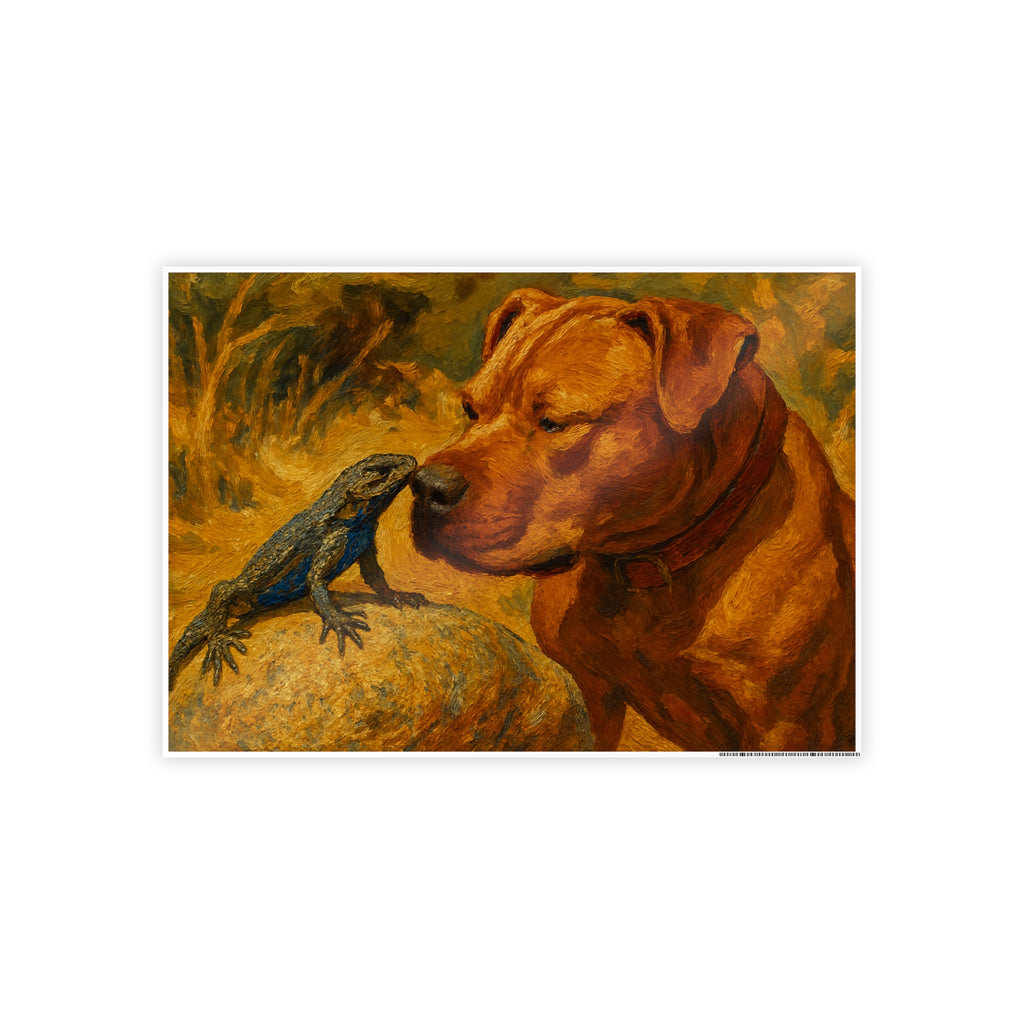 Charming Animal Art Poster