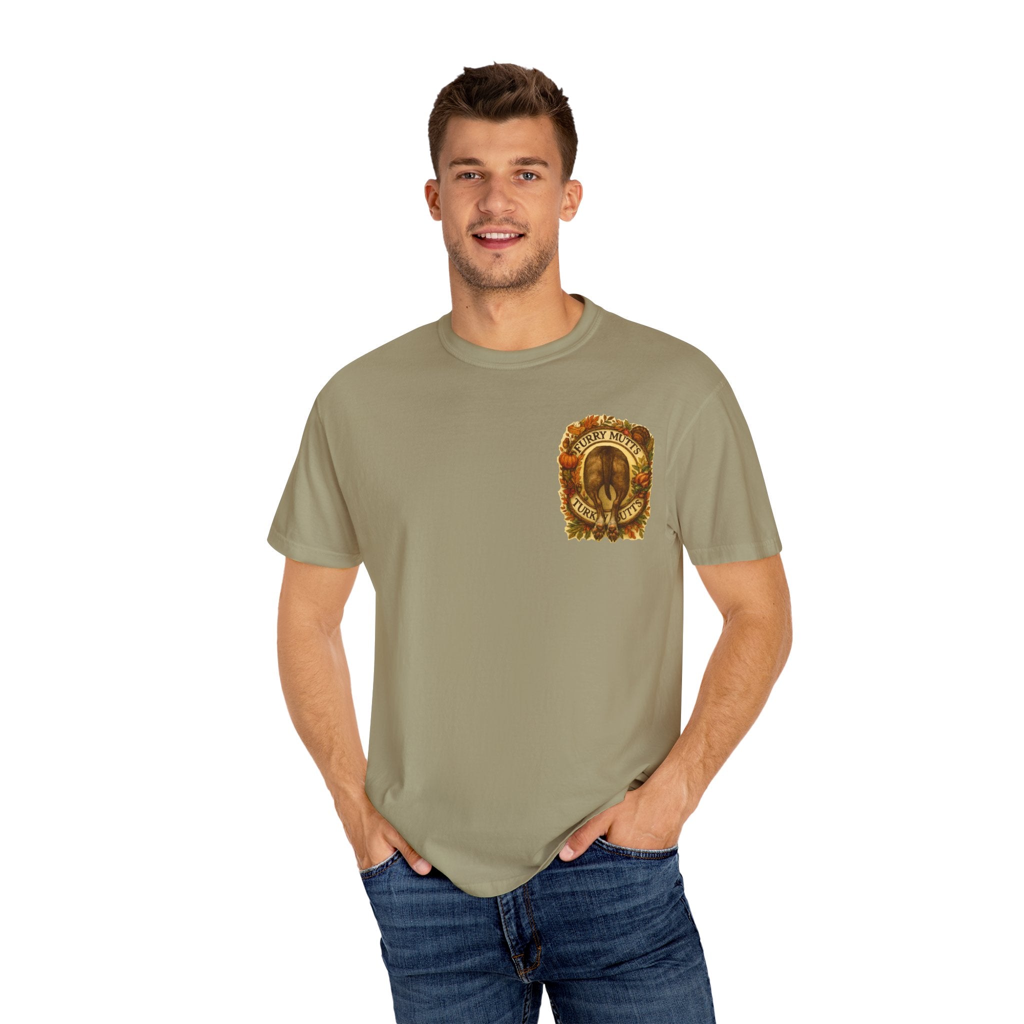 T-Shirt - Furry Mutts Turk My Butts Thanksgiving Graphic Tee