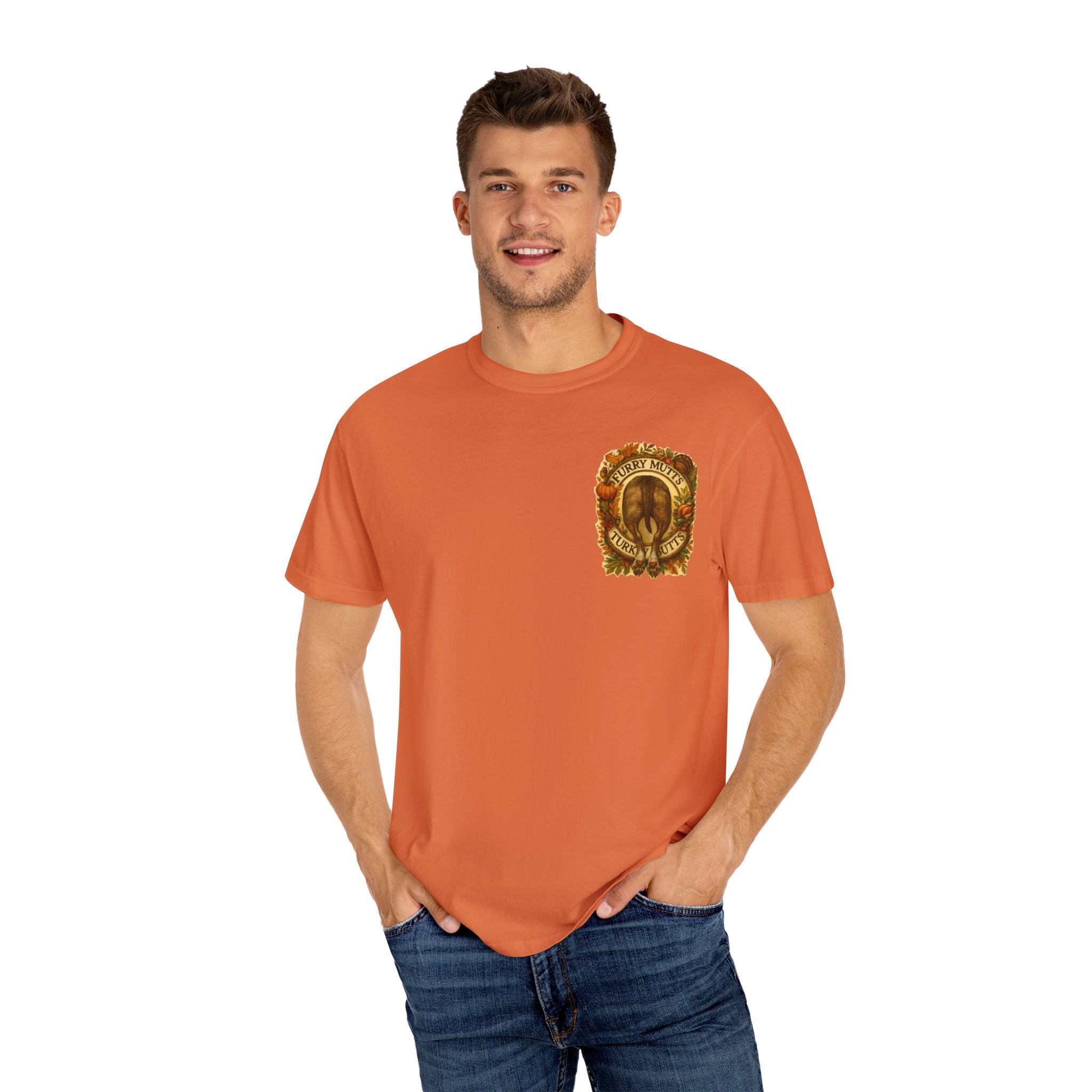 T-Shirt - Furry Mutts Turk My Butts Thanksgiving Graphic Tee