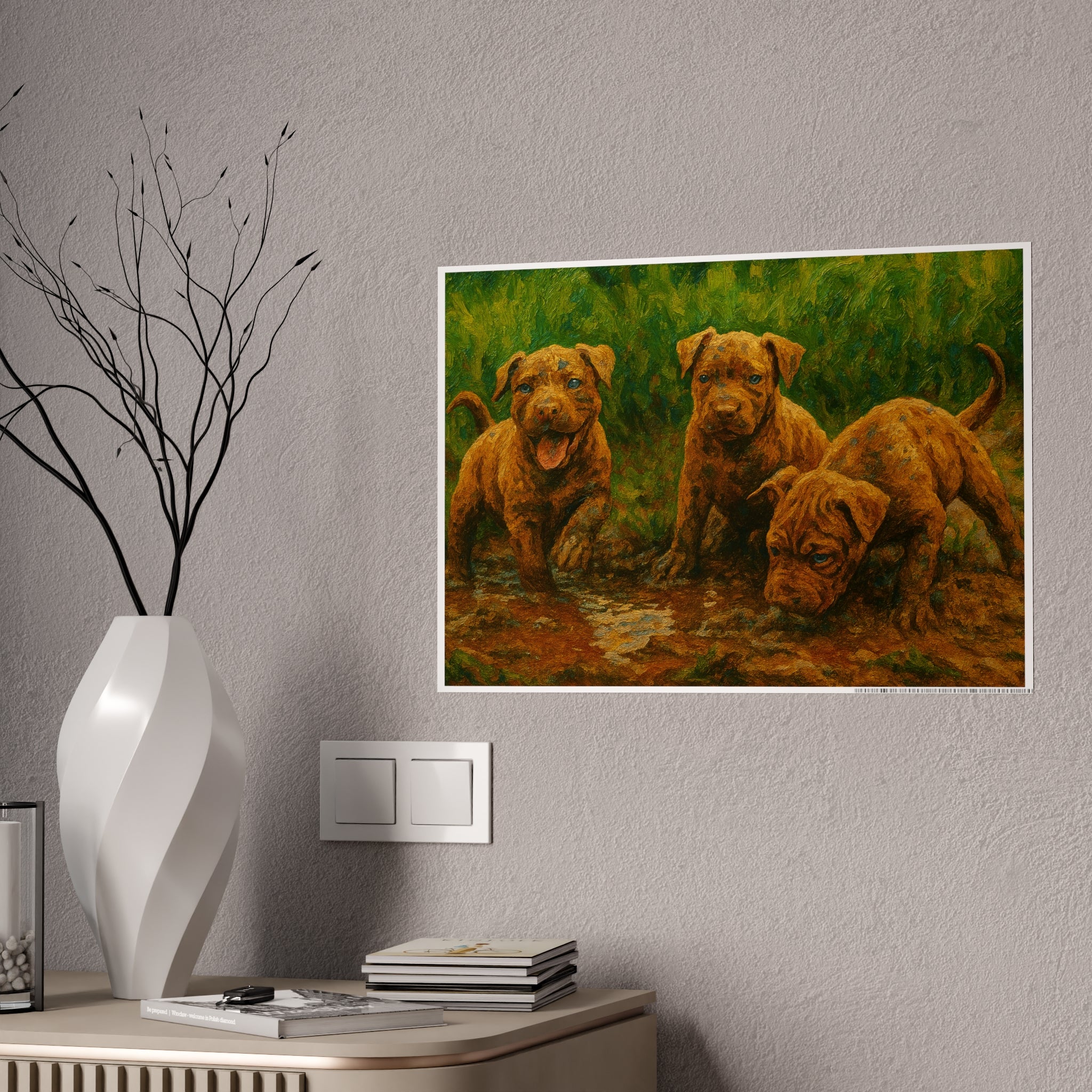 Charming Dog Art Print
