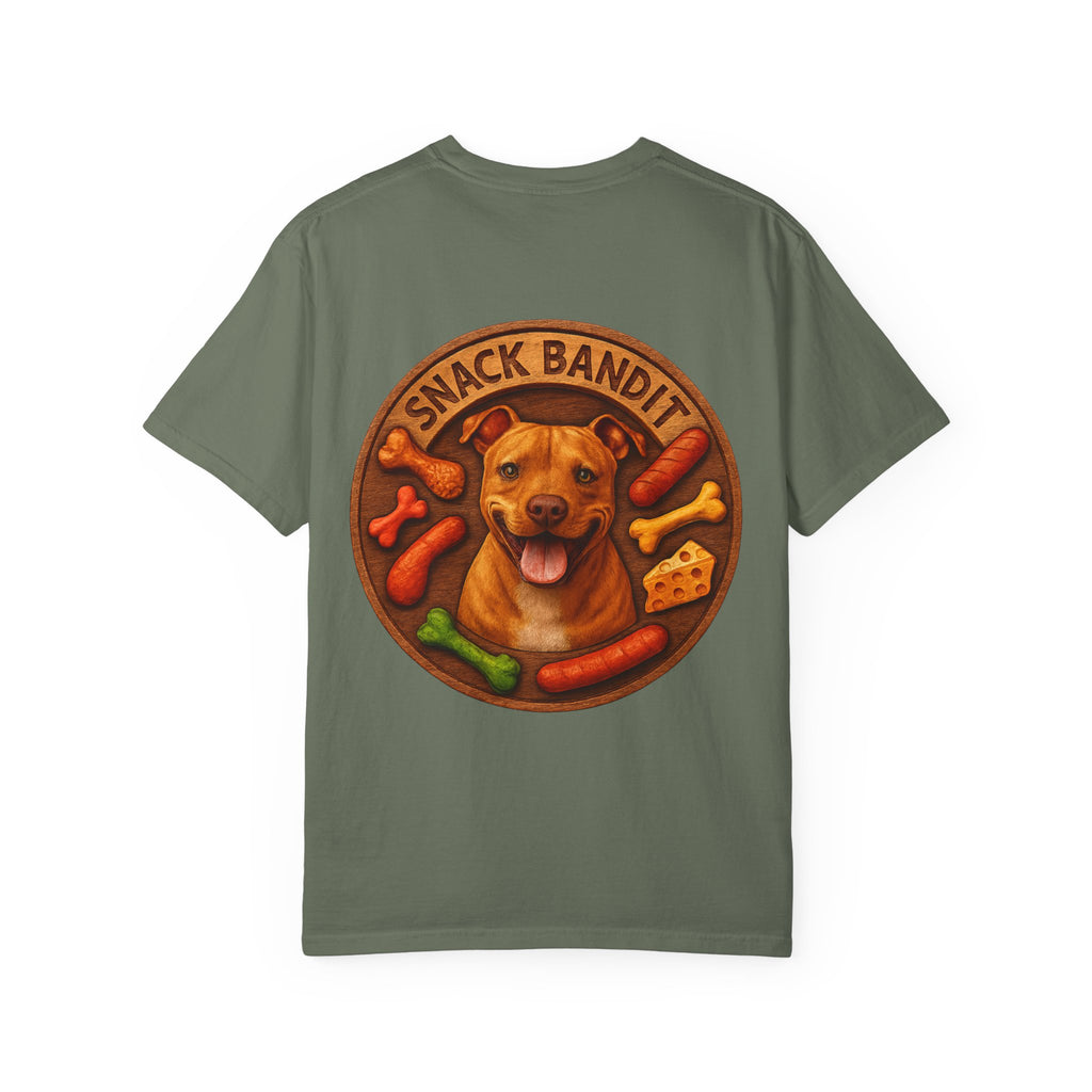 T-Shirt — "Snack Bandit" Dog Graphic Tee