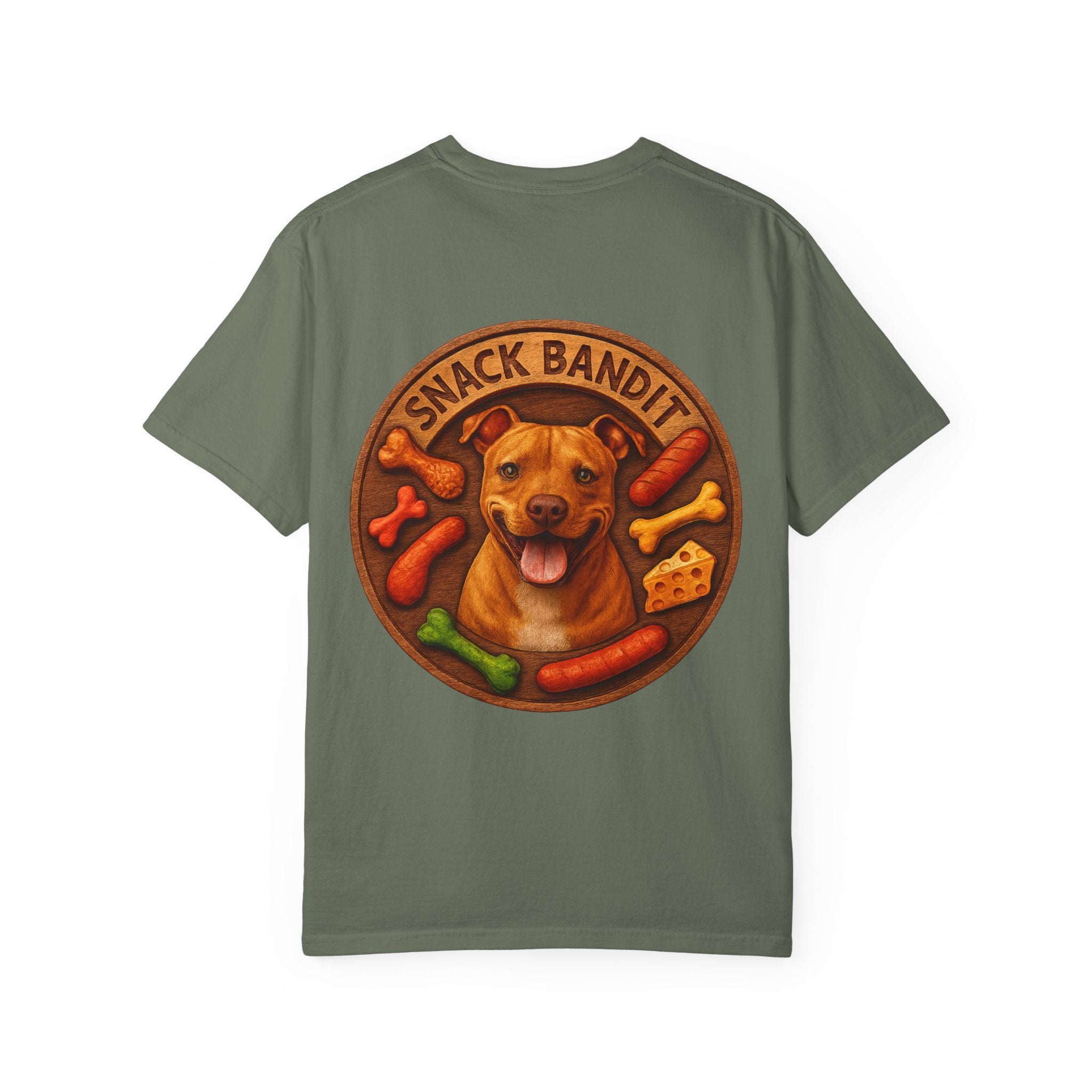 T-Shirt — "Snack Bandit" Dog Graphic Tee