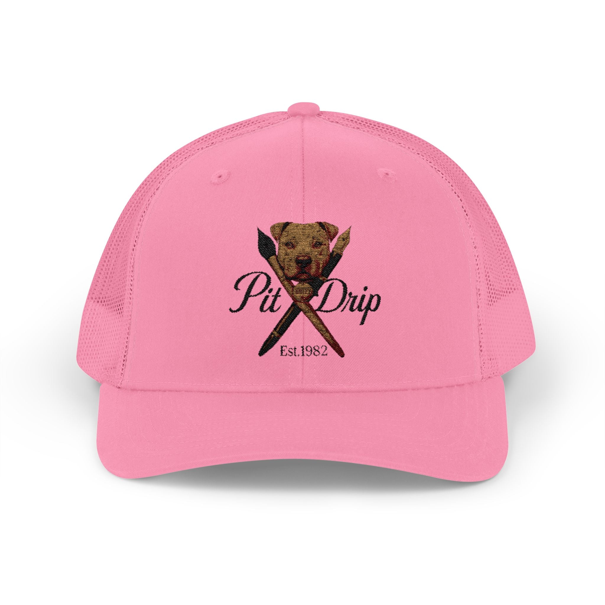 Pit Drip BBQ Trucker Cap – Grilled Pig Head Logo Snapback Hat