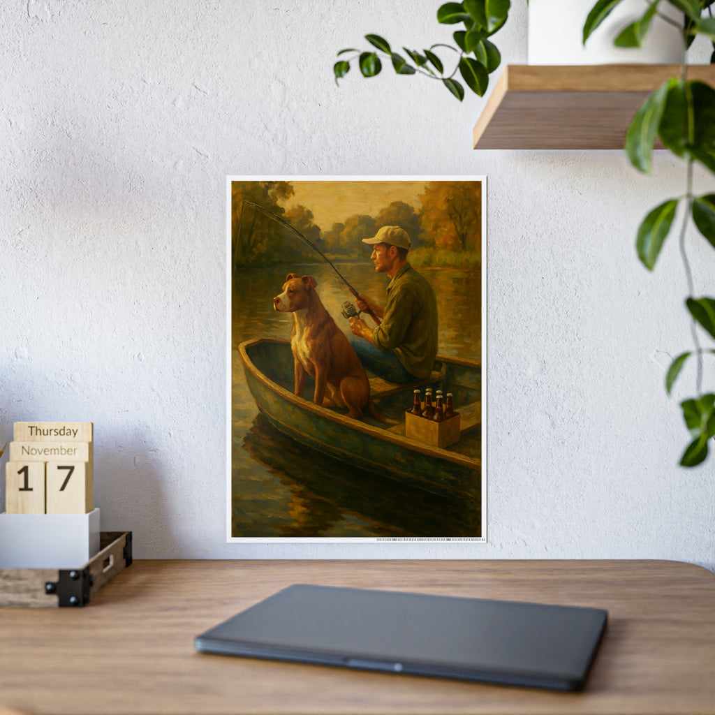 Fishing Adventure Gloss Poster