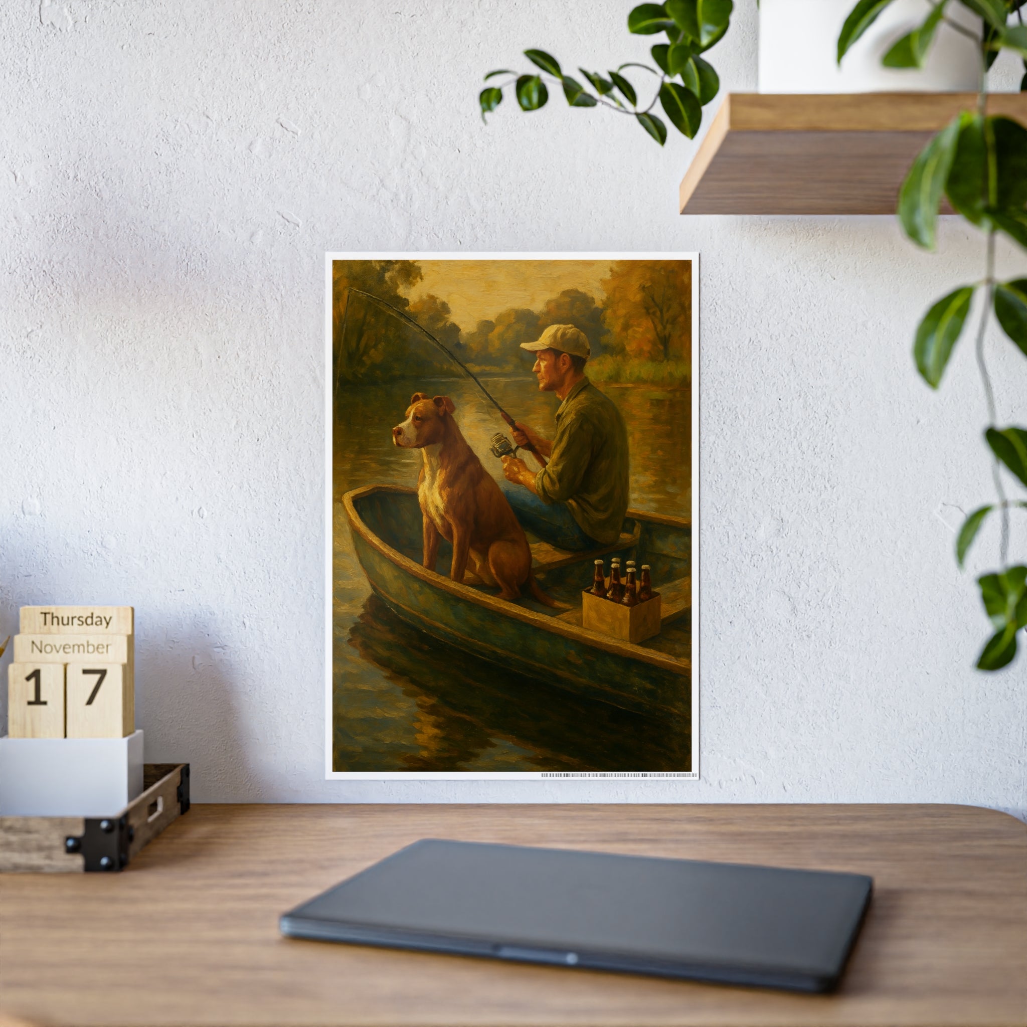 Fishing Adventure Gloss Poster